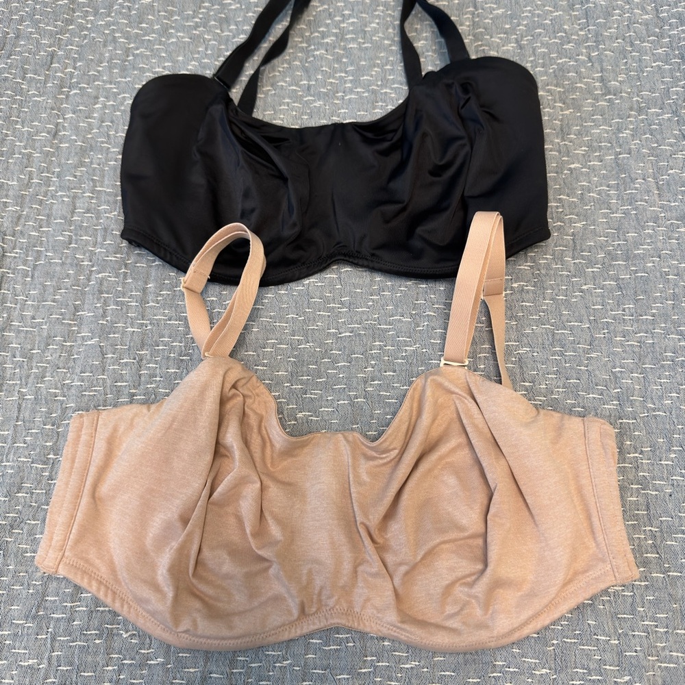 Bundle Elegant Black and Tan Women's Intimates Set